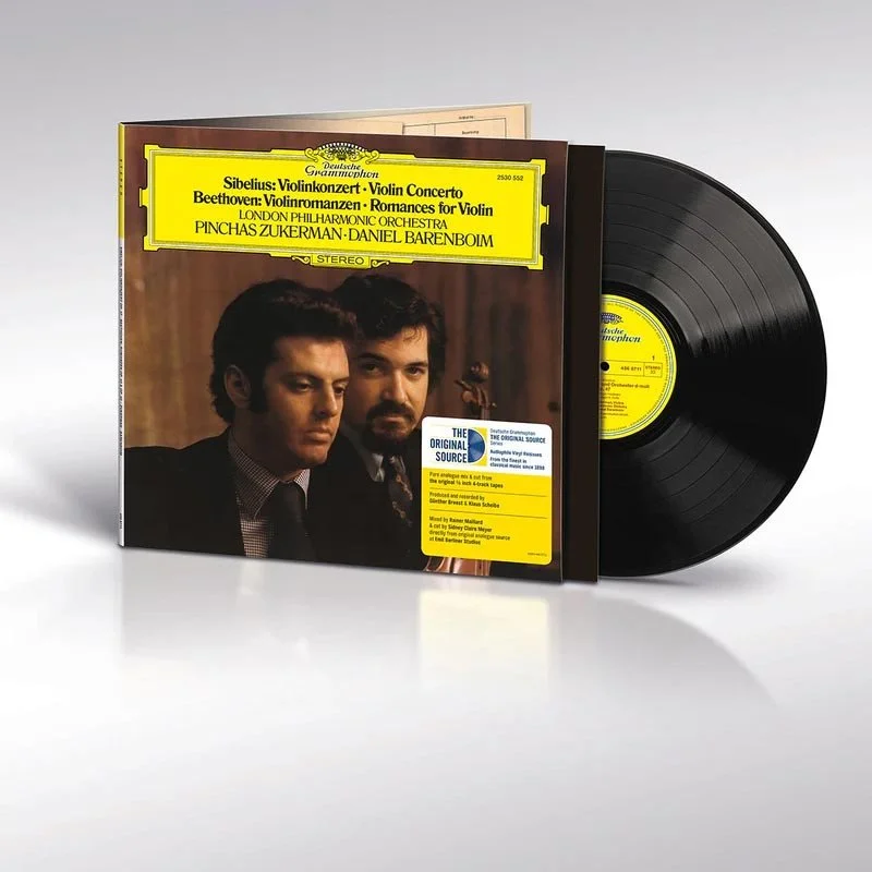Deutsche Grammophon Original Source: Sibelius Violin Concerto with Pinchas Zukerman (vinyl reissue 2026)