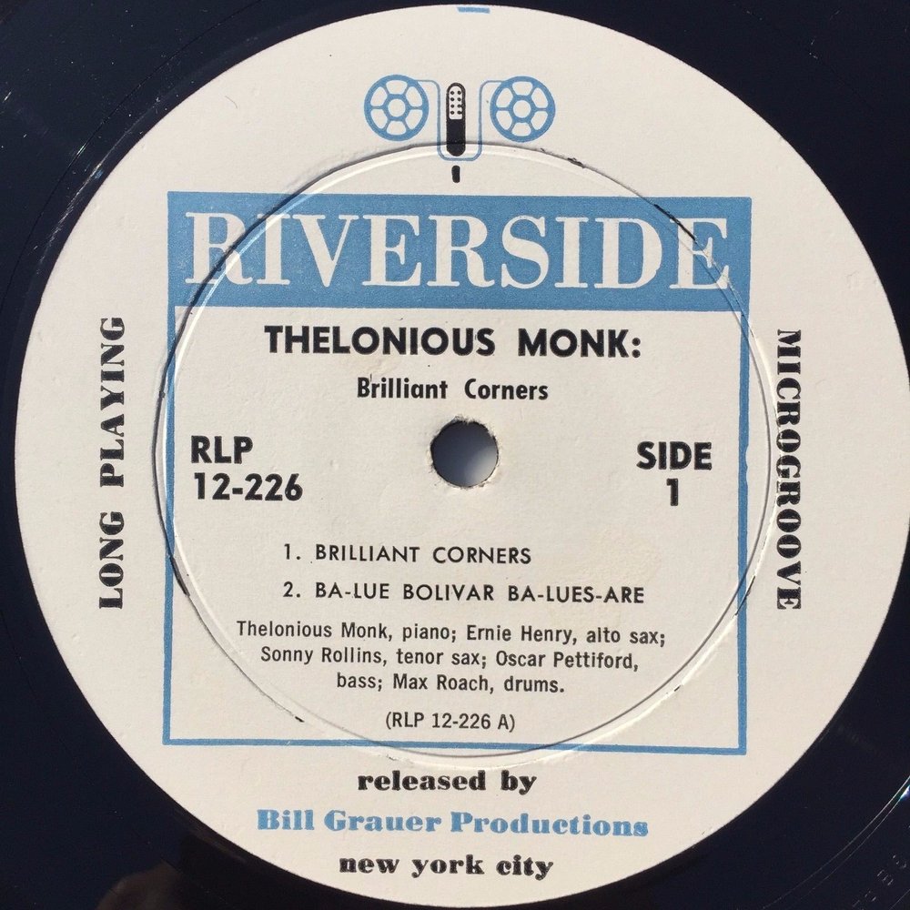 Craft Small Batch Recordings—Brilliant Corners: Thelonious Monk 180g vinyl 33RPM reissue