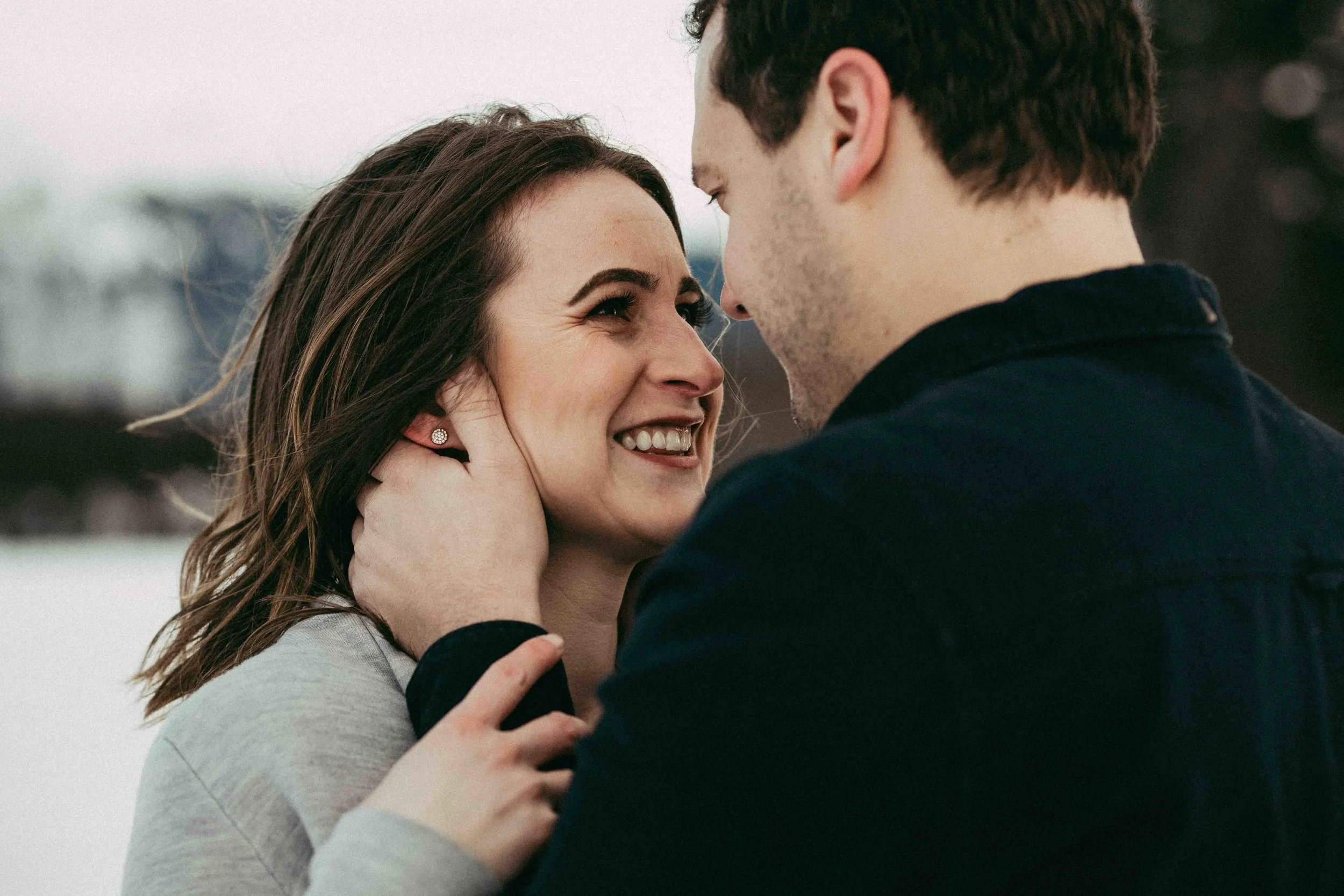 Sarah + Nick | Winter Mountain Engagement (shot with Cypress and Cedar Photography)