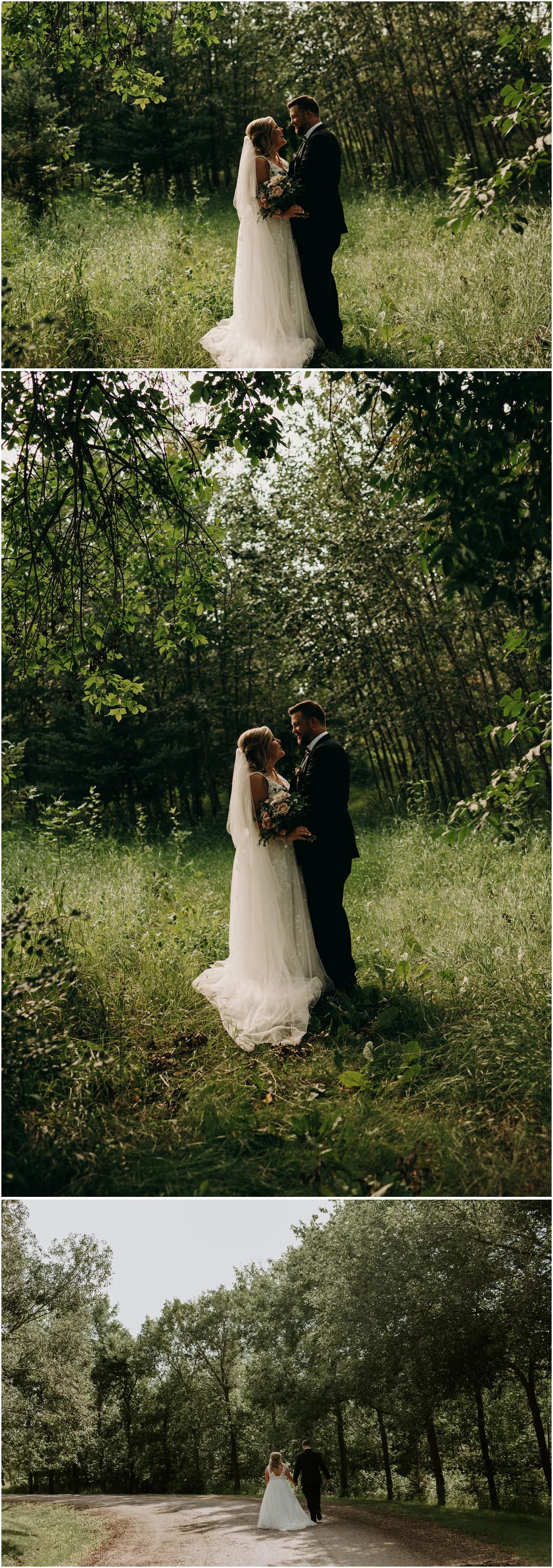 Tayler + Lamar | Sherwood Park Backyard Wedding