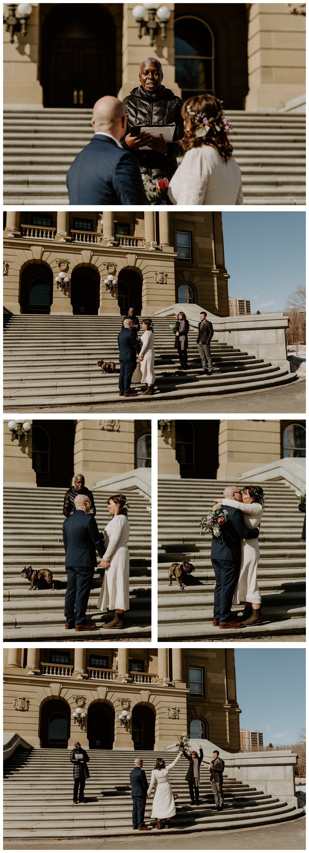 Edmonton Elopement at Alberta Legislature | Kara + Geoff