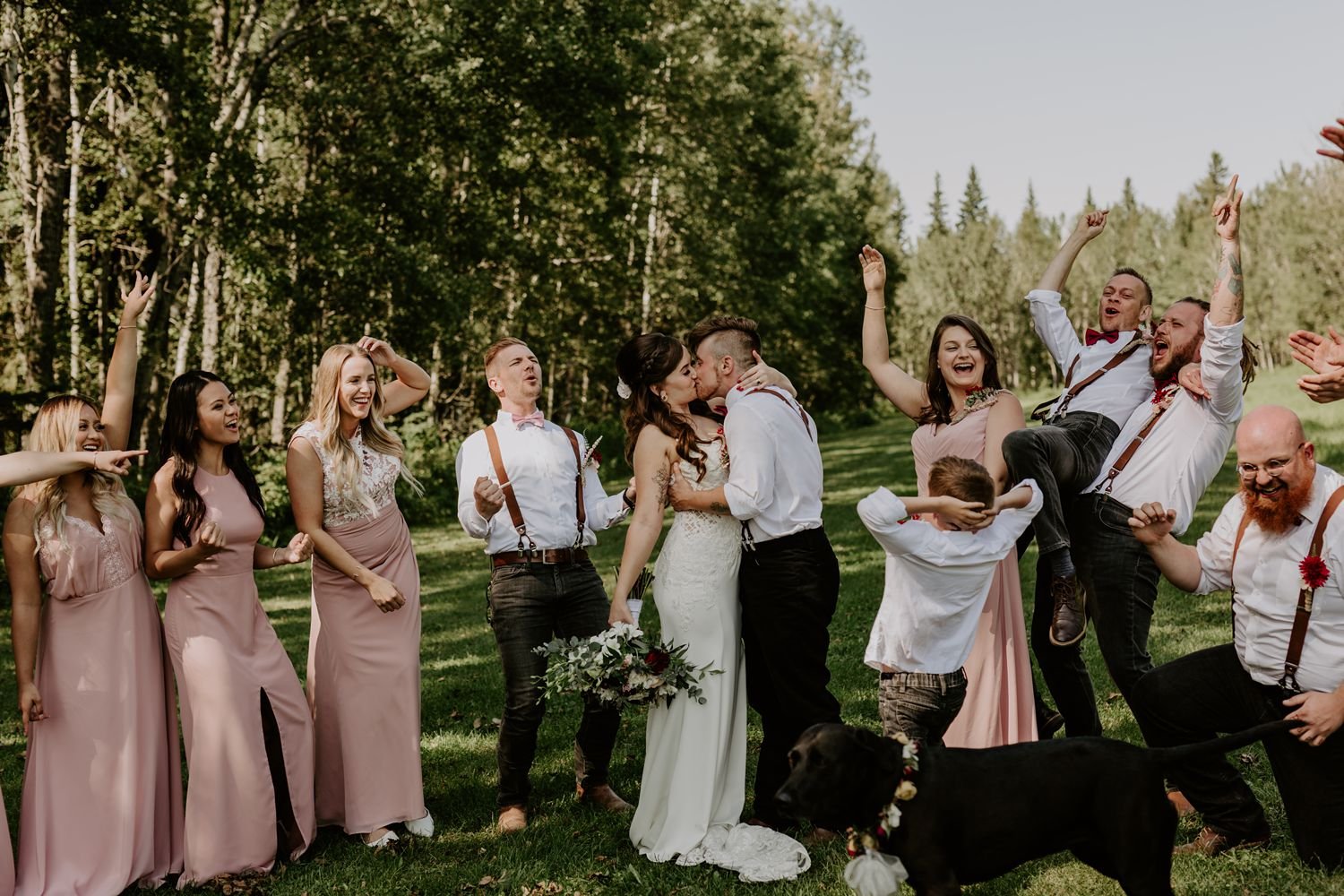 Outdoor Alberta Summer Wedding | Carling + Andre