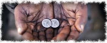 "Out of Her Poverty"