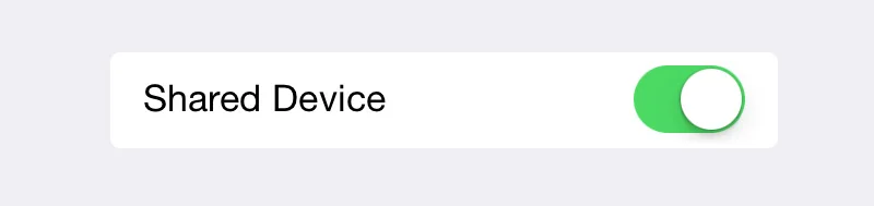 Shared device