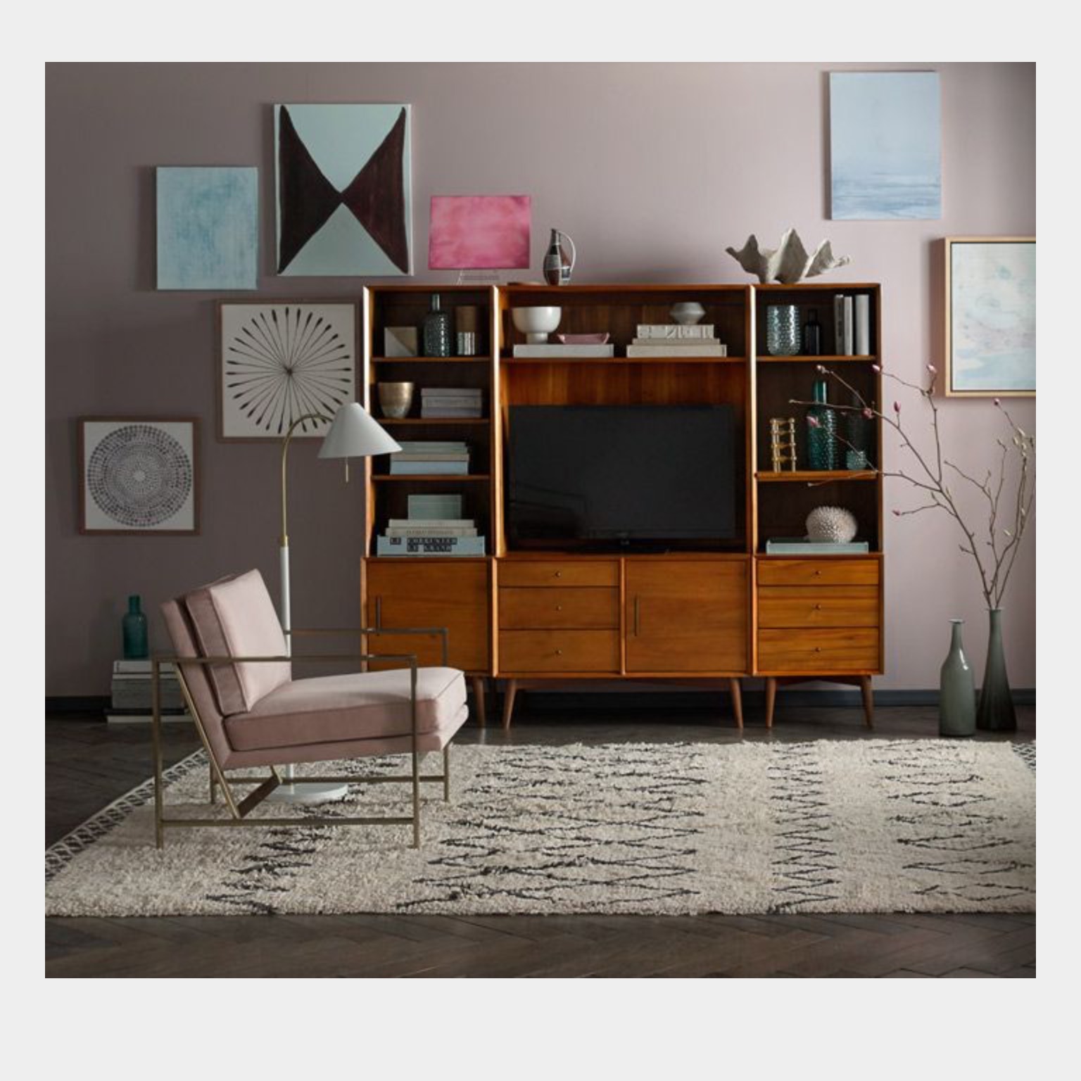 2 paintings used in a West Elm catalogue. 2015