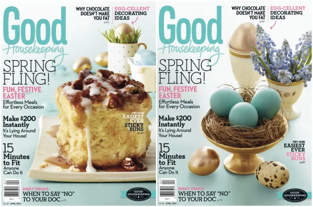 Prop eggs made for this Spring cover story. 2014