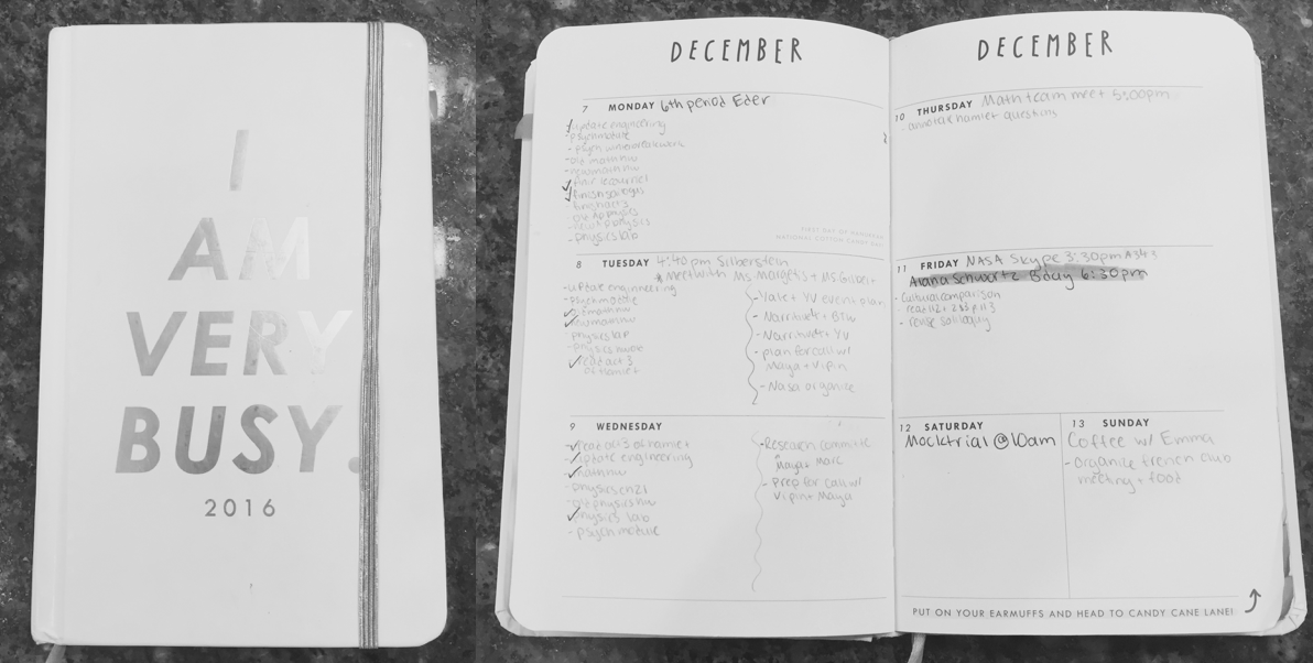 My planner, my rock, my reassurance. Embarrassing, I know :)