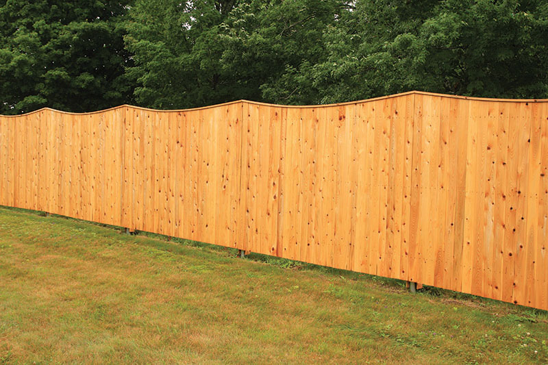 Premium Board Panel with Scalloped Top