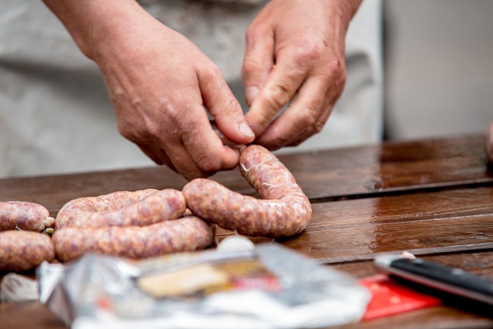 Sausage classes start this Saturday! Want to learn the art of sausage making? Join the Butcher Boy crew for a look at the technique, recipes, art and science behind sausage making. 
We will show you how false the saying &quot;Anyone who loves the law