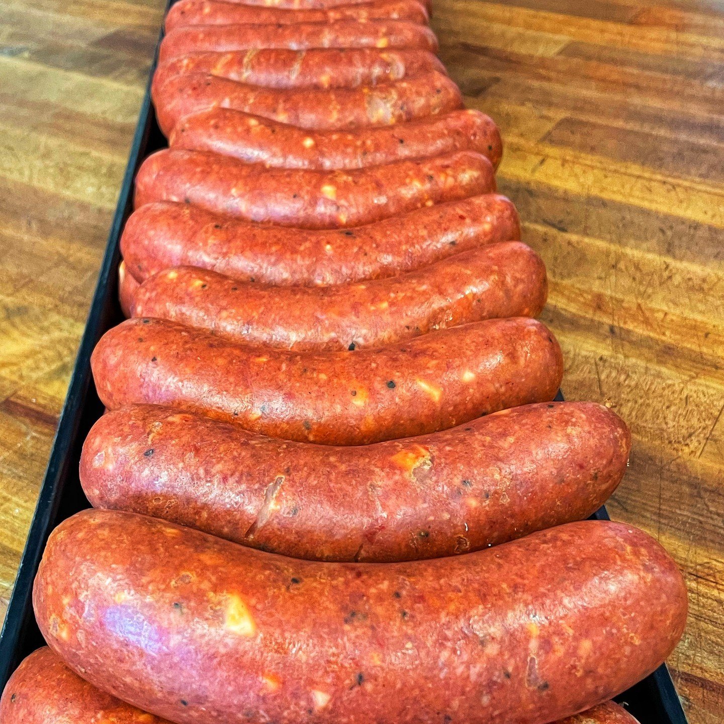 NEW SAUSAGE SPECIAL!! &ldquo;Hot hots&rdquo; take are classic Louisiana hot link to new levels with the addition of ghost pepper cheddar cheese 🔥 

They&rsquo;ve definitely got a bite! But if you&rsquo;re into the spicy life, the flavor will bring a