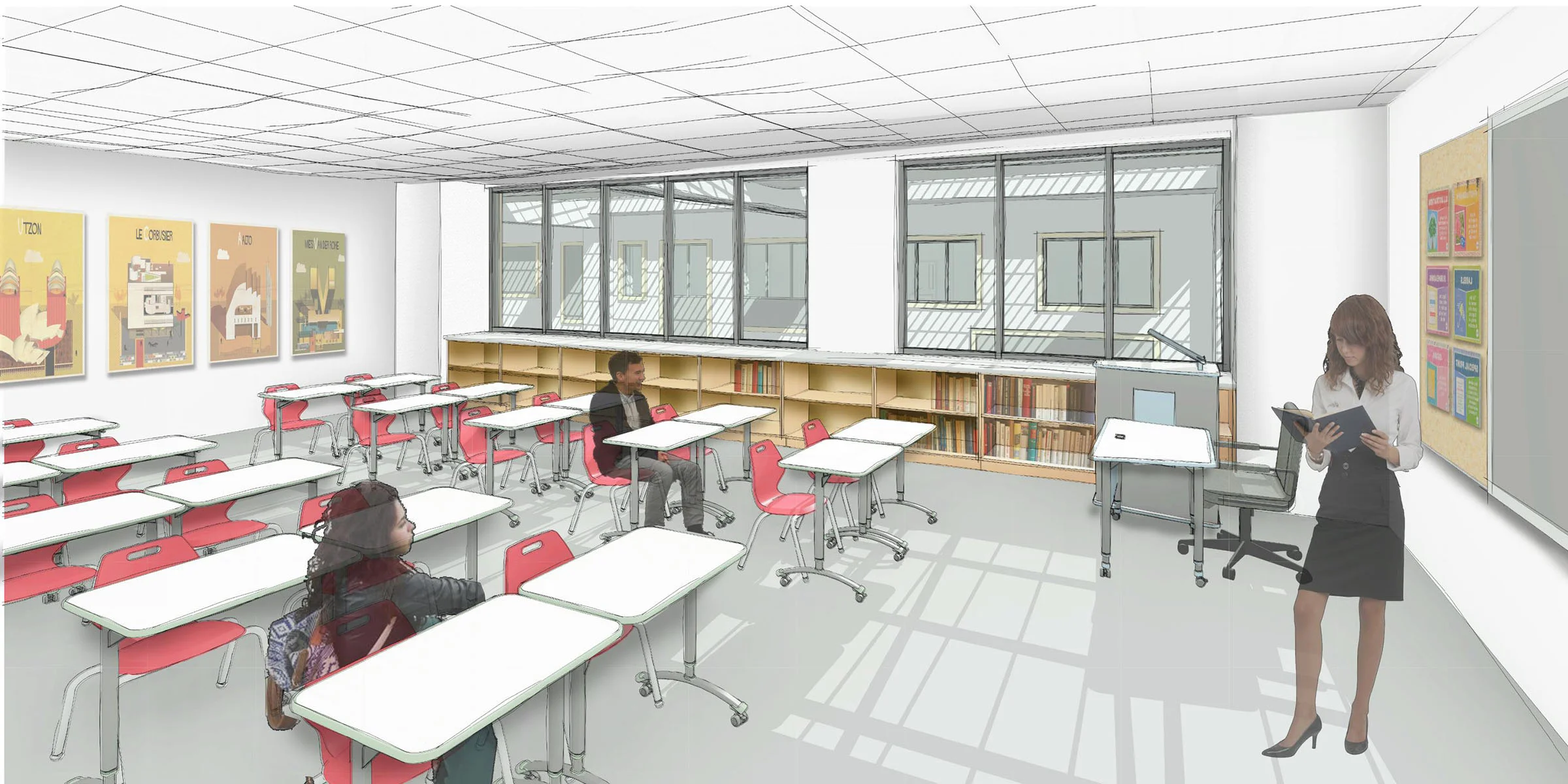Typical STEAM core classroom