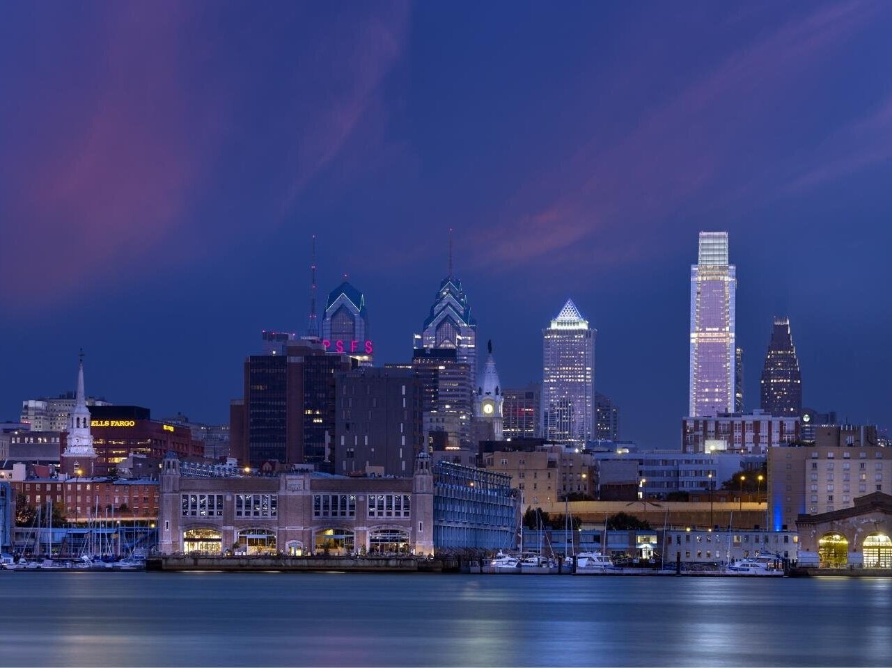 Historic Philadelphia waterfront