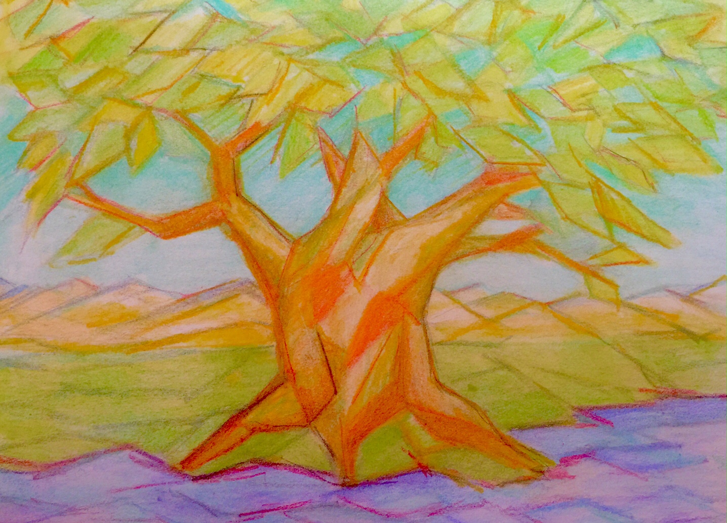 Painting by Leah Bond