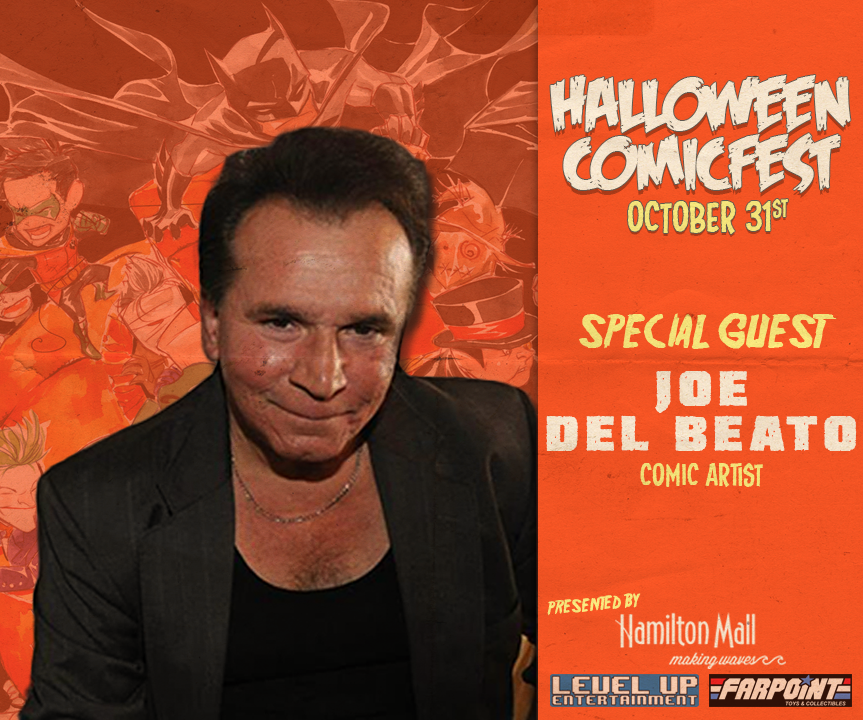 Local comic book artist, Joe Del Beato, is best known for his work on the iconic Marvel comic series G.I. Joe as well as many others including M.A.S.K. and Sectaurs. Joe now runs his own art shop, AC Comics, at the Noyes Arts Garage in Atlantic City and teaches a class on comic illustration at the Atlantic City Free Public Library.