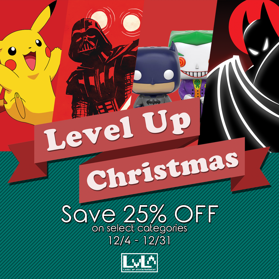 Use code LUXMAS online at shoplevelup.com or save in store instantly!