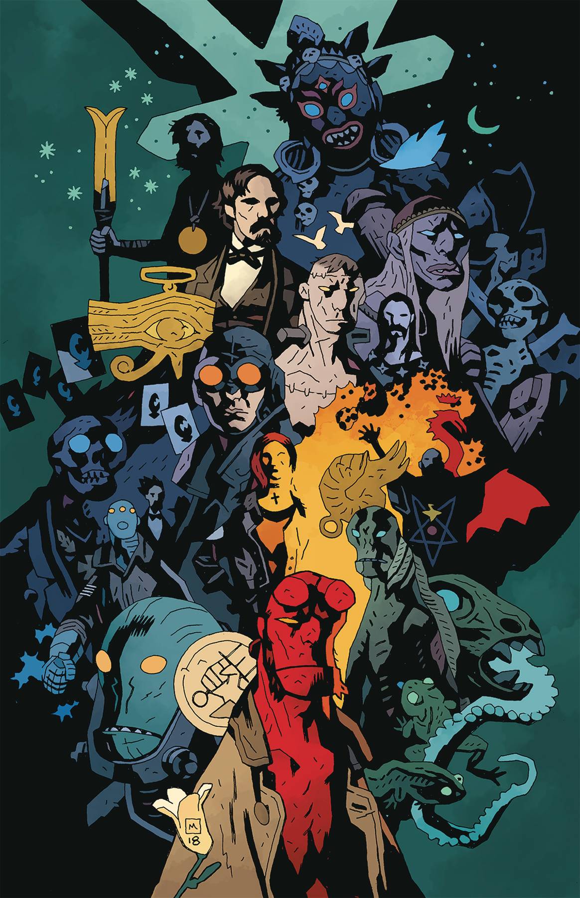 HELLBOY DAY 2019 DOUBLE SIDED TIMELINE POSTER