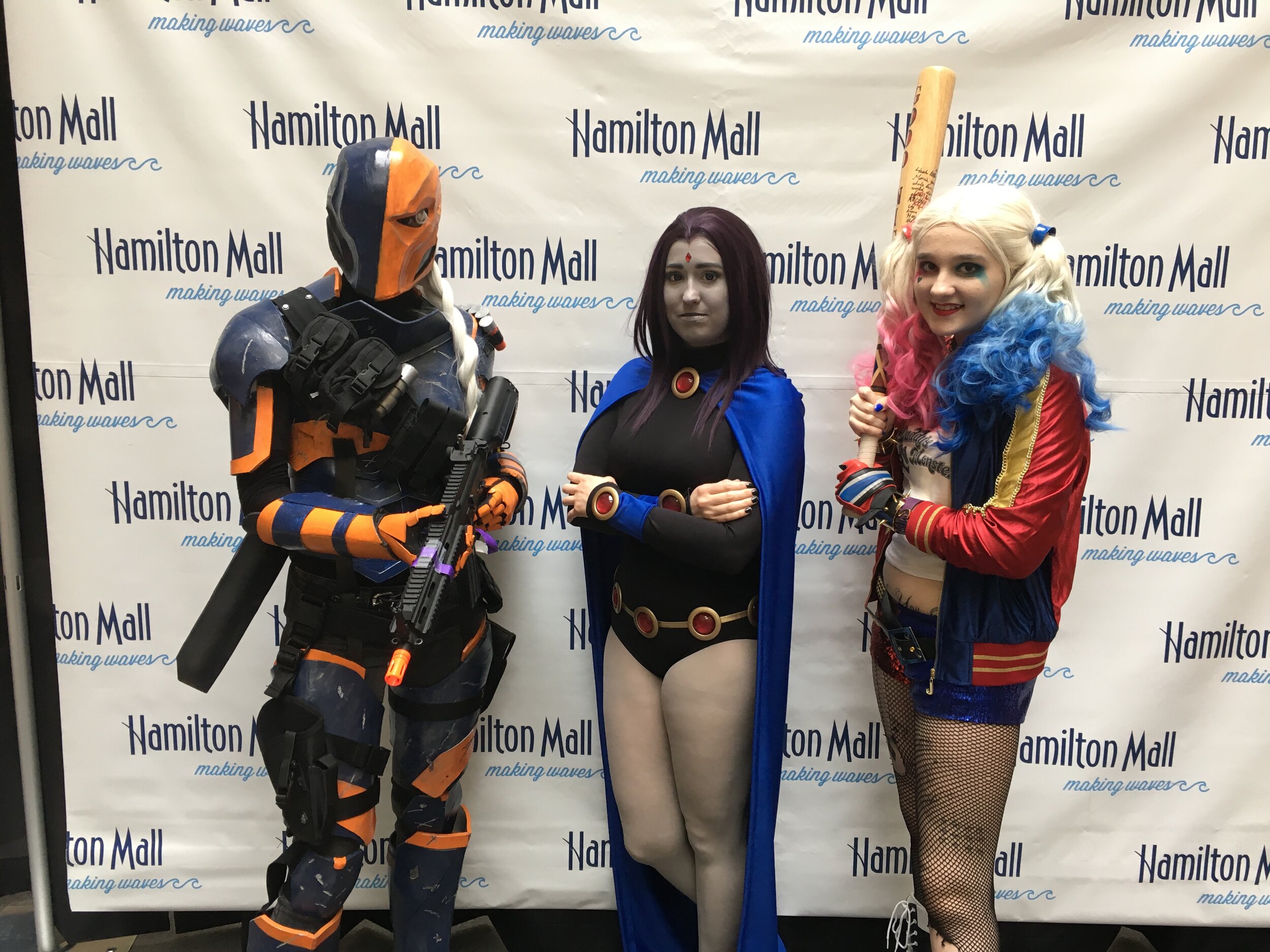  RStewie, MOaglin, and Emily were our Cosplay Contest judges for Halloween COmicfest 2018 