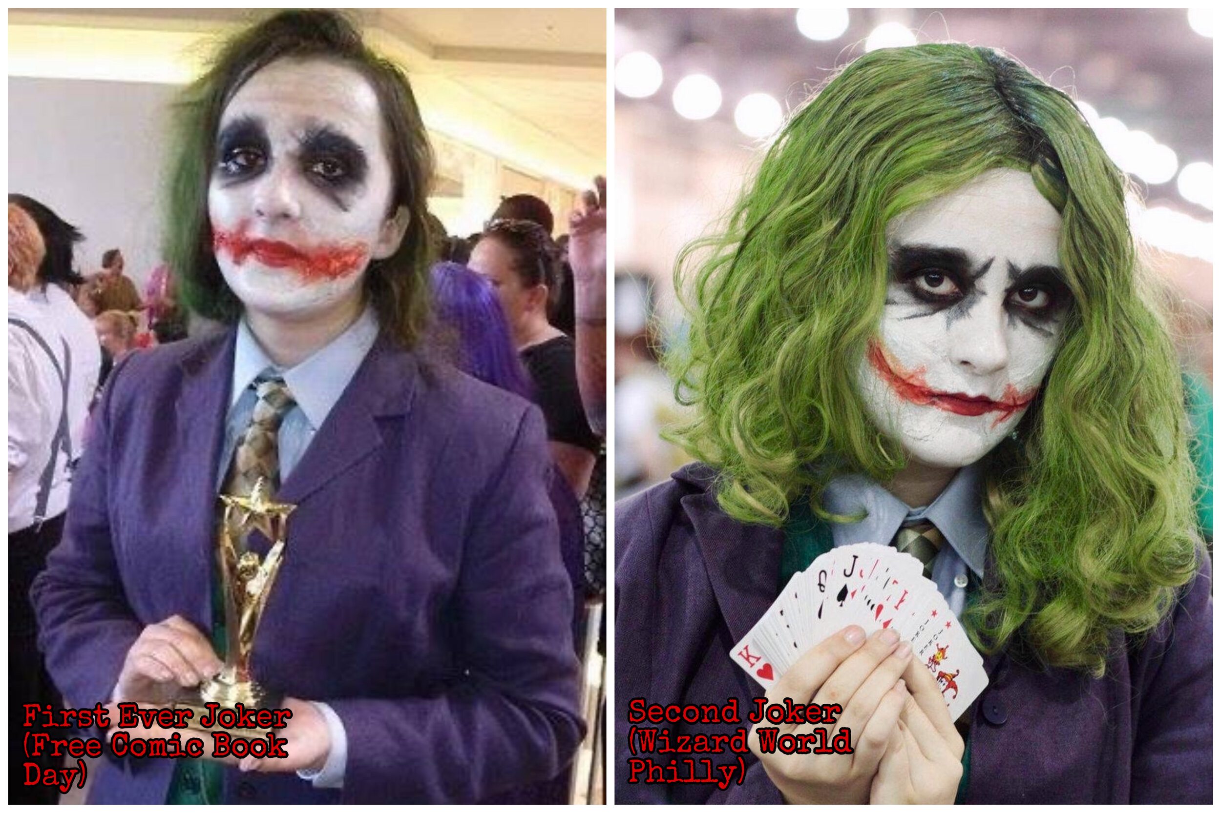  Joker cosplay comparrisons 