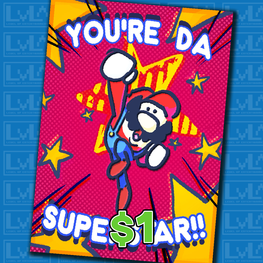 Super Mario Postcard