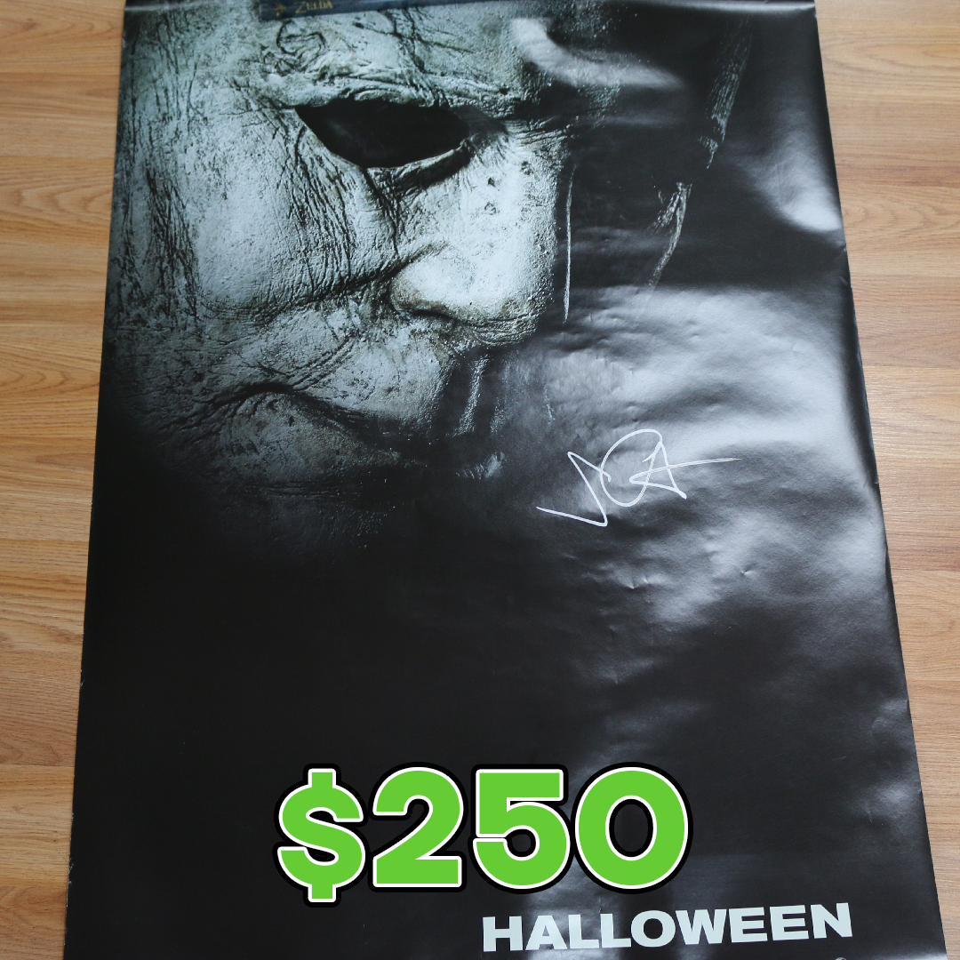 Halloween Poster signed by John Carpenter