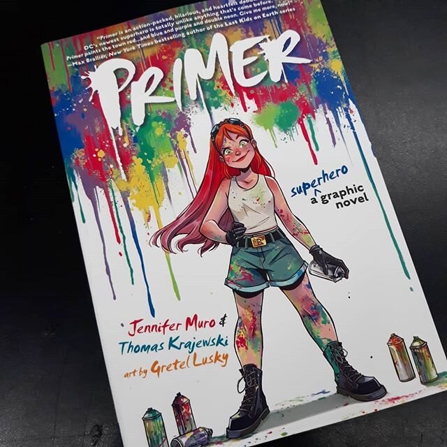 Who wouldnt't want powers that could be literally painted on? Ashley discovers a suitcase of superpowers in paint form and so a superhero is born! But what happens when the government agency that made the paints want them back?! Primer is a cool new 