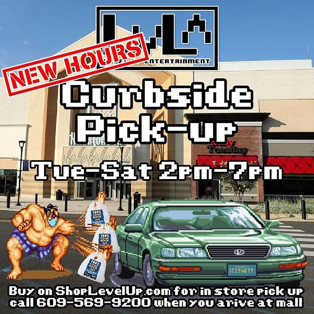WE'RE OPEN YAY! For those still looking to not come into the store and just do curbside pick-up, our hours have changed. We'll be doing Tuesday - Saturday 2 pm to 7 pm.

#curbsidepickup #curbside #shopsmall #shoplocal #smallbusiness
