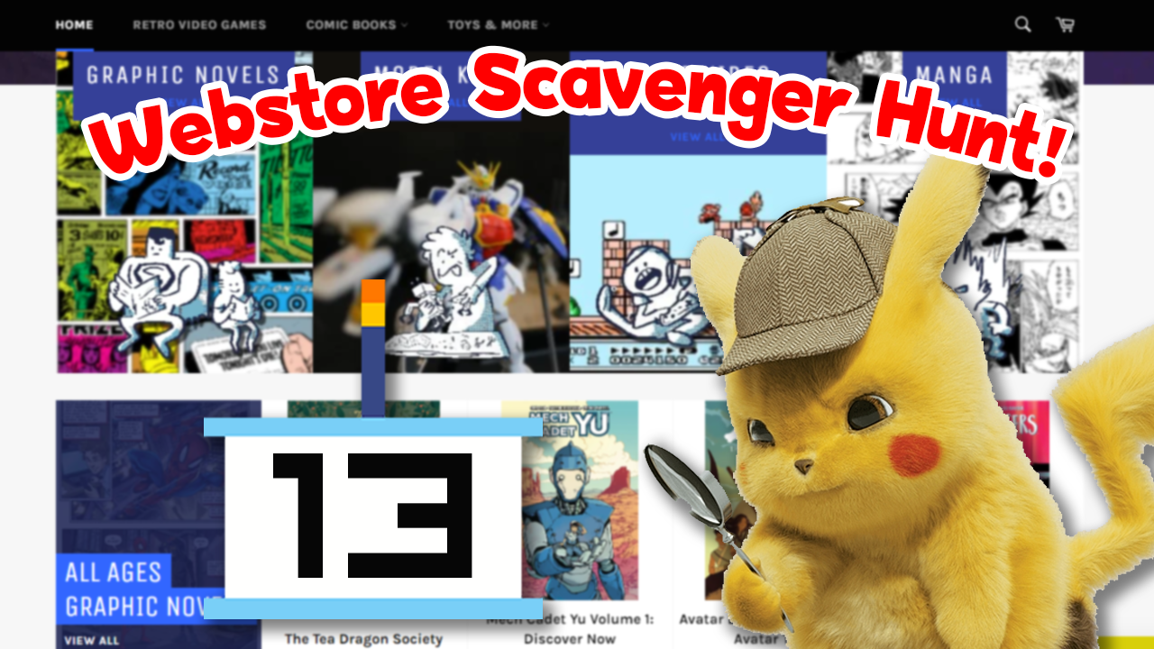 Webstore Scavenger Hunt Begins!