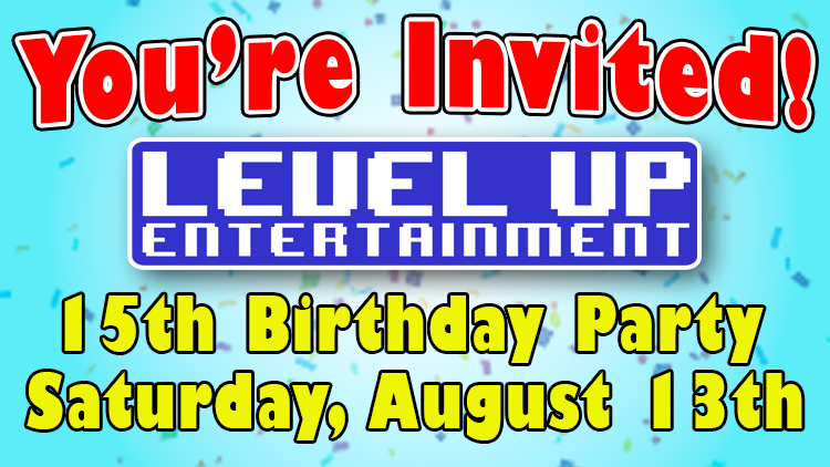 Level Up's 15th Birthday Party
