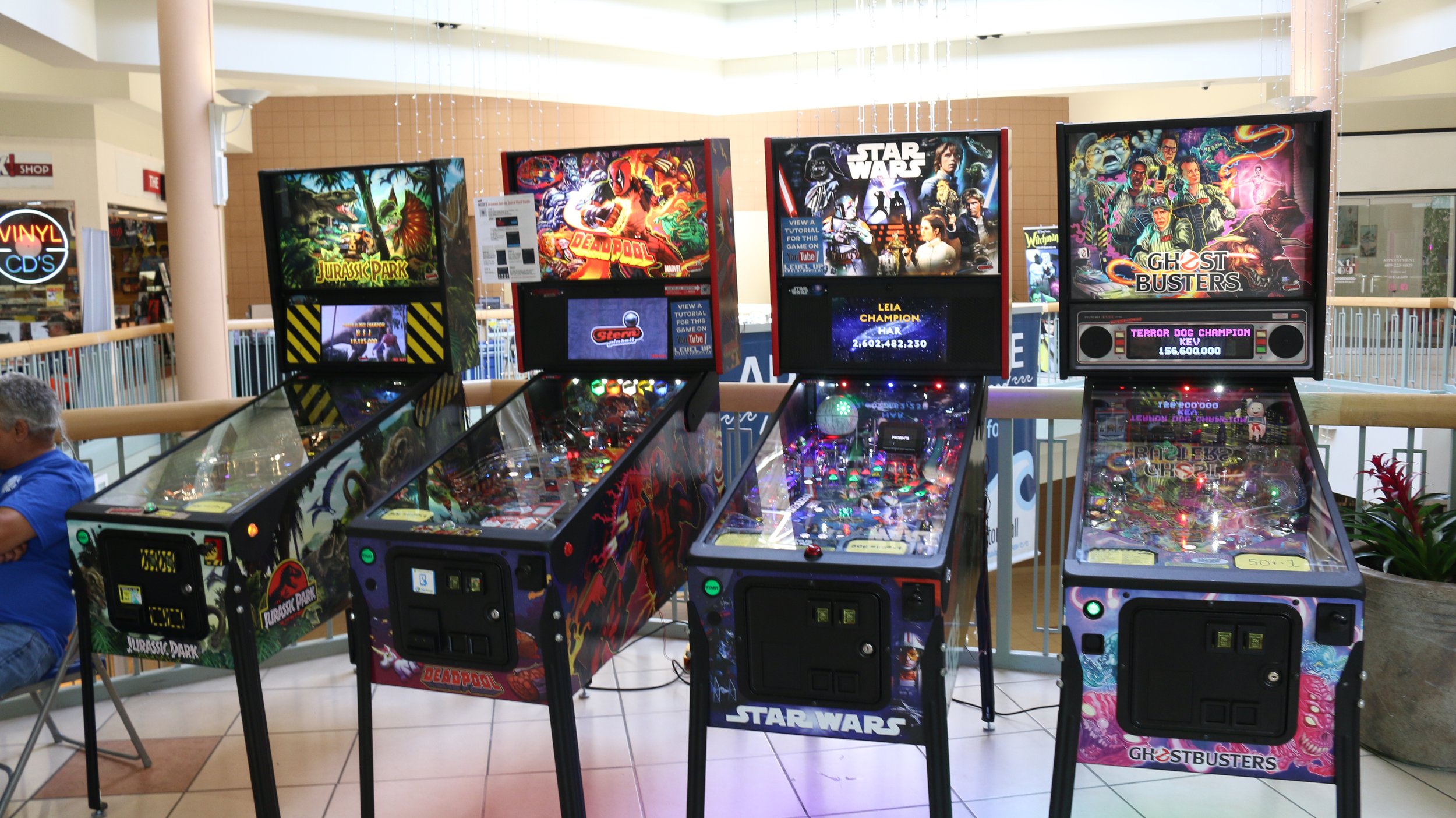 Pinball in the Mall