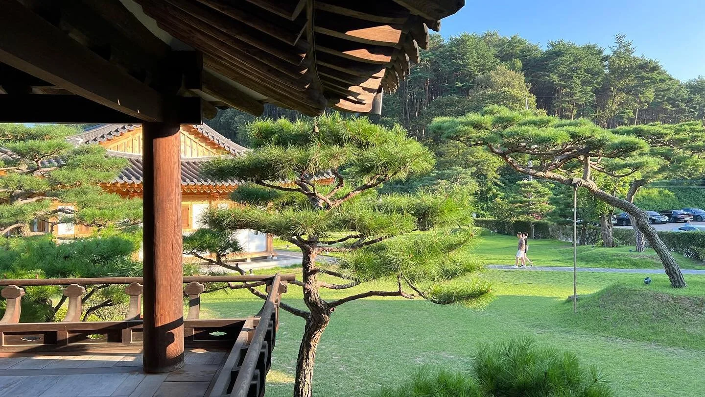 묘운
대구 달성군 하빈면에 오랫동안 공사중이던 건물이 있었다. 
올해 봄쯤 지나가다 오픈한 것을 본 나는 설레는 맘으로 건물로 들어섰다. 
400년의 역사를 간직한 문화재인 충효당을 별채로 가지고 있었고, 새로지은 묘운까페 건물도 본래의 것을 지키며 전통한옥을 계승하는것에 대한 노력이 묻어나는 너무나도 감사한 공간이었다. 
전통 공예, 예술가들과의 협업, 전시들과 또 전통문화 대한 진정성을  충분이 느낄수 있는 공간이다.  다음에는 이 공간에서