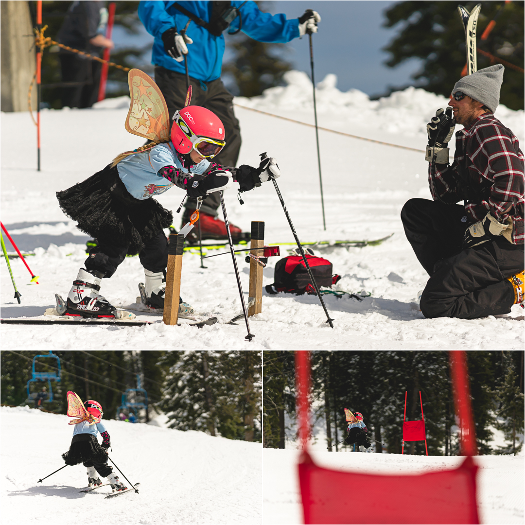 child skiing photo