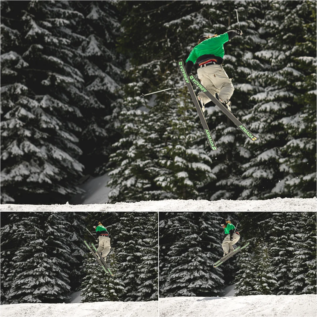skiier jumping