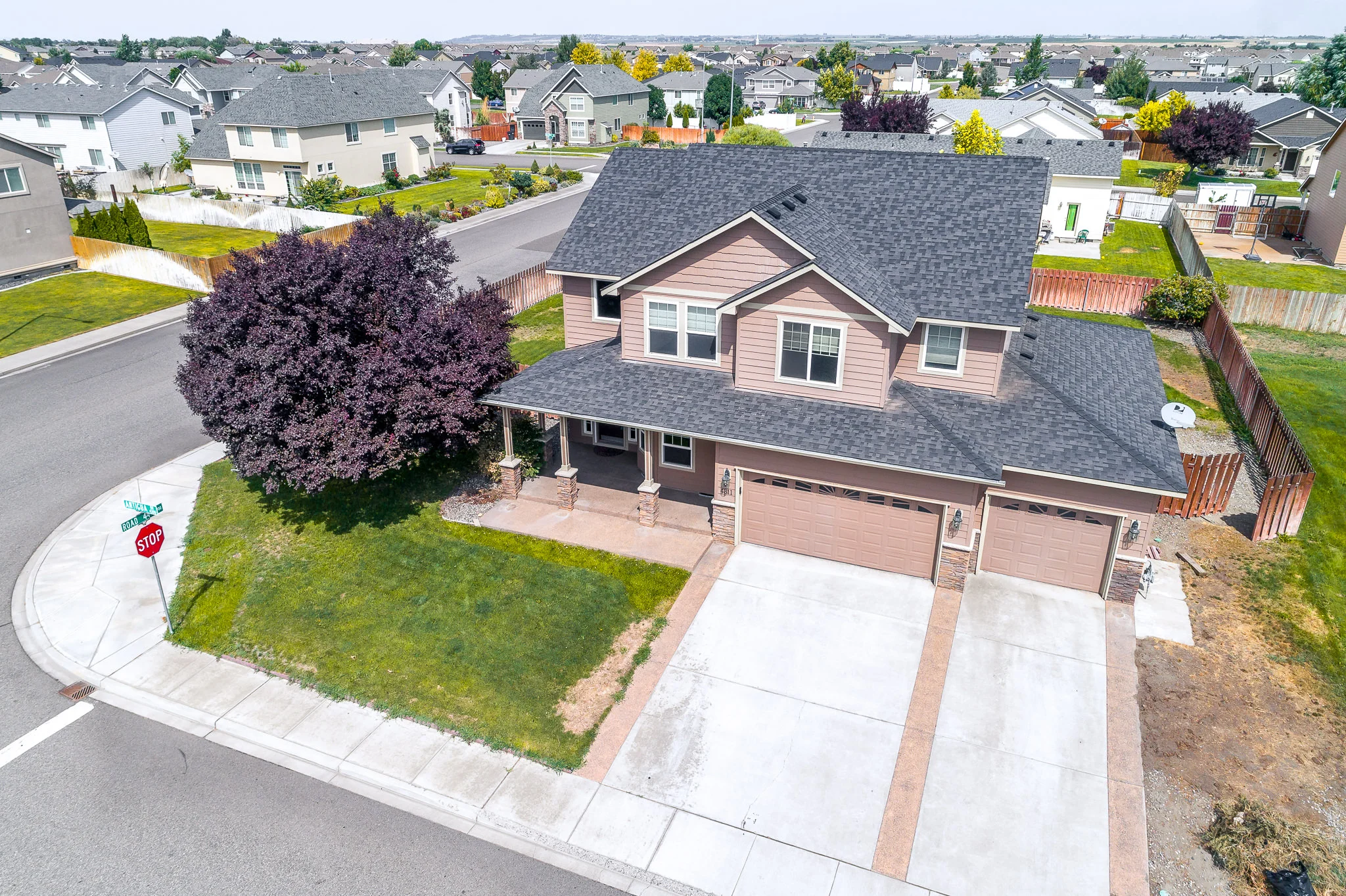Tri-cities aerial real-estate