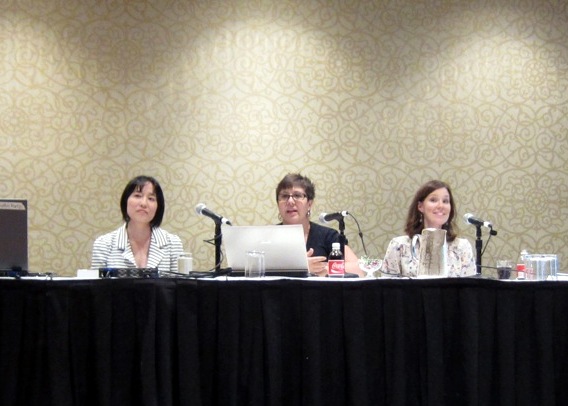 Me and a couple other fabulous ladies on a small blogger panel at BlogHer 12