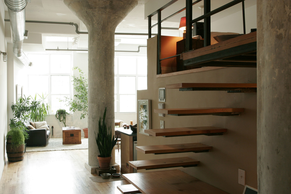 Blythe Design Studio floating stairs Blythe Design Studio floating stairs