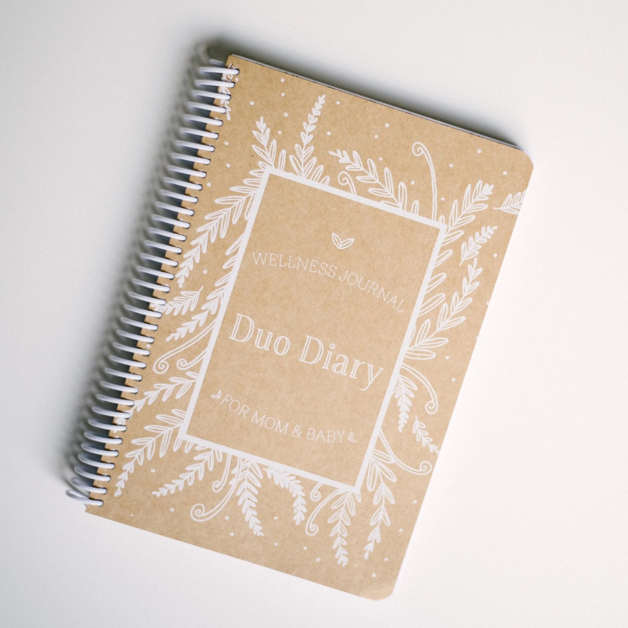 Duo Diary postpartum wellness journal for mom & baby