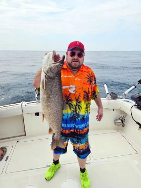 Mike Crushing Lake Trout and King Salmon on Lake Ontario