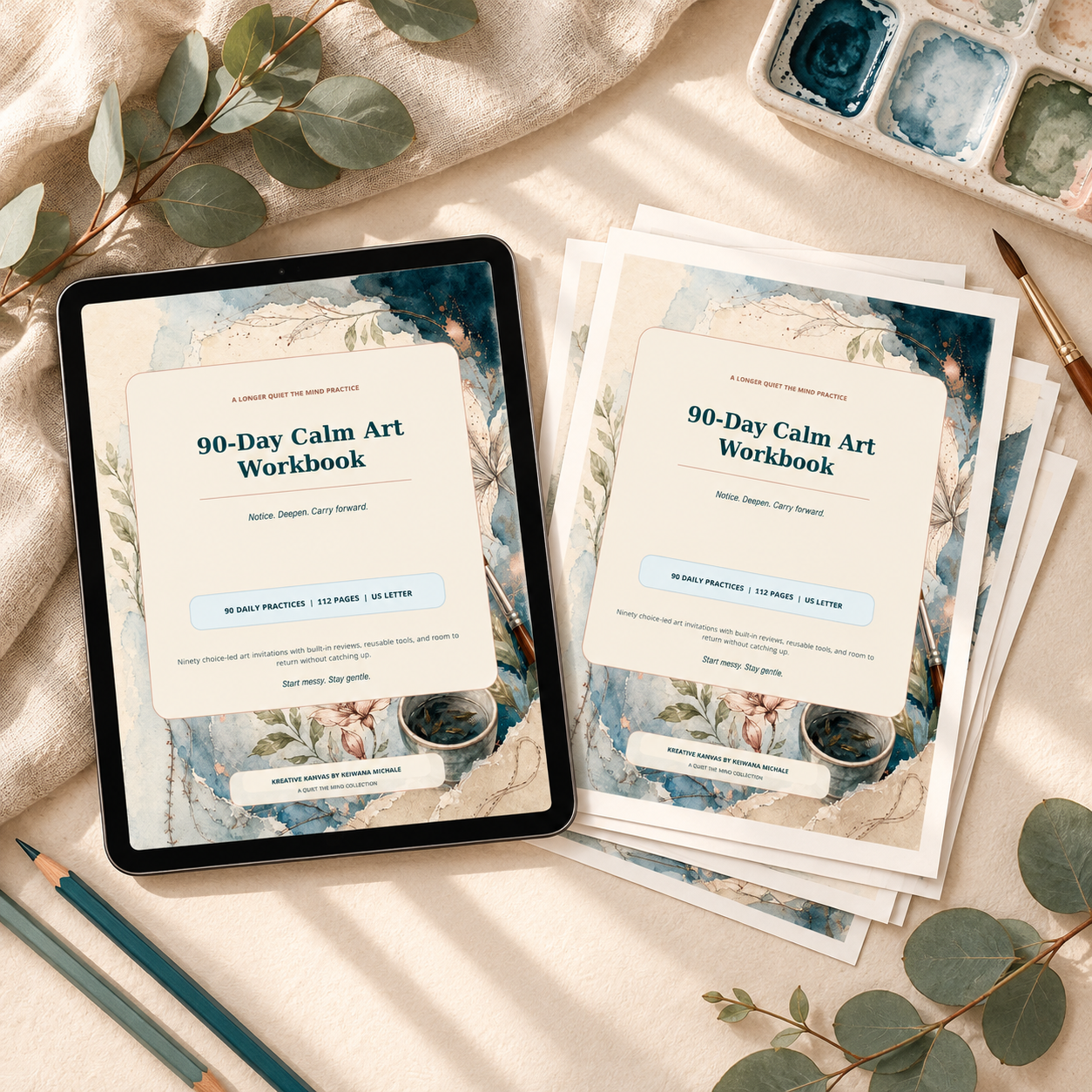 90-Day Calm Art Workbook