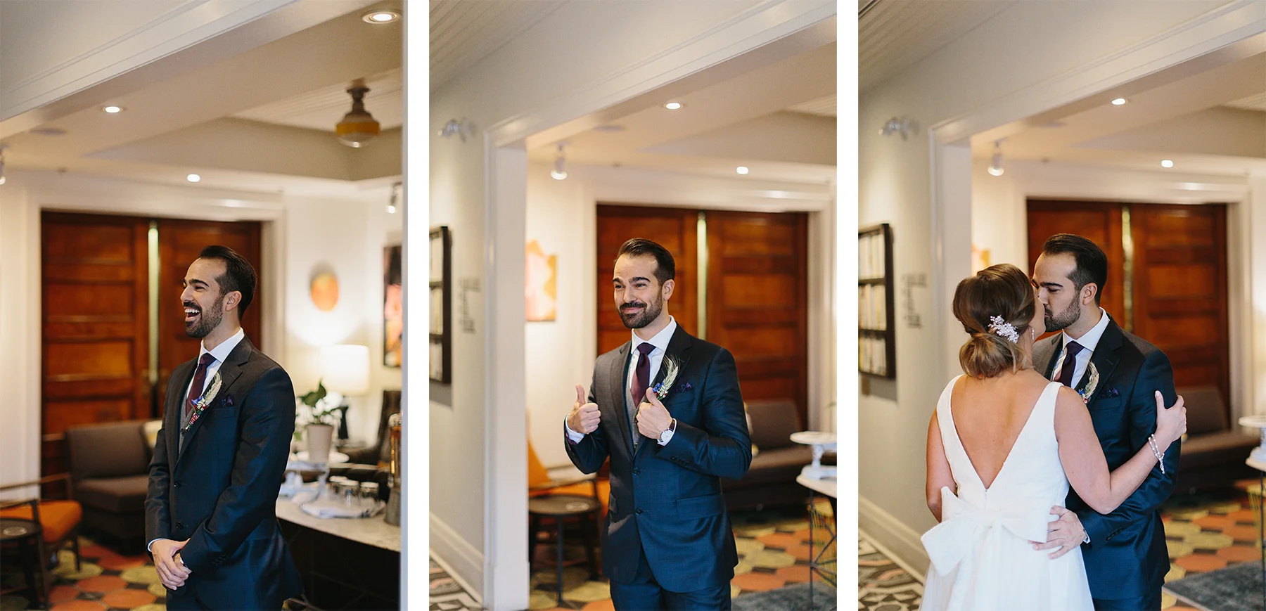 6-Prince-Edward-County-Wedding-Photographer-Drake-Devonshire-Elopement-Ryanne-Hollies-Photography-junebug-weddings-best-of-the-best-2018-first-look-inspo-bride-and-groom-kiss.jpg