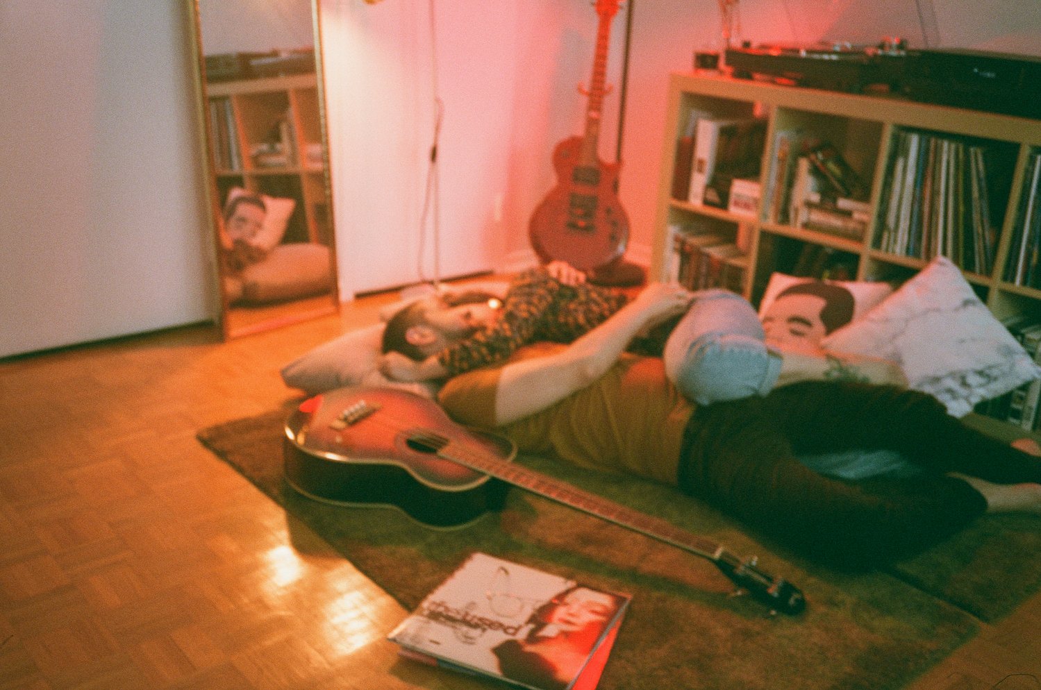 Vintage-Cool-Hipster-Alternative-in-home-couples-engagement-photos-music-vinyl-in-toronto-21.JPG