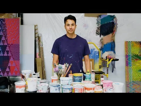 In the studio with artist Miguel Arzabe