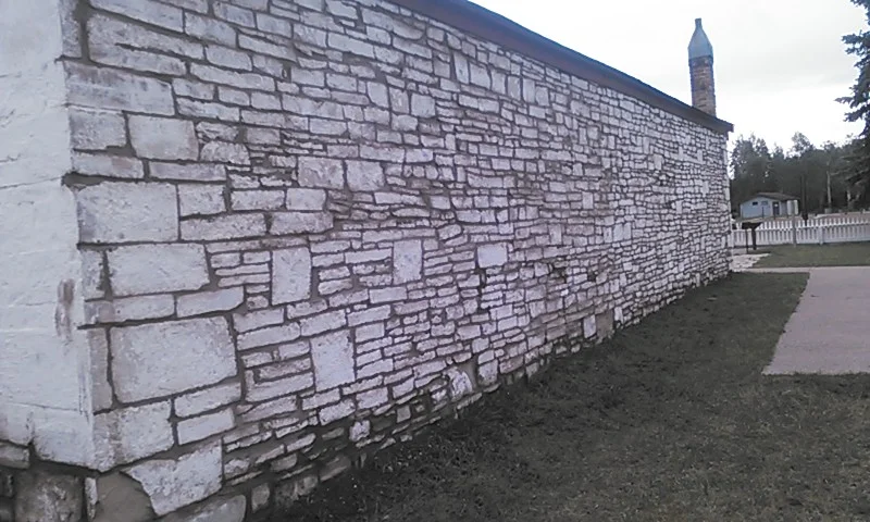 The Milk House is one example of stone construction at Ft. Bridger.