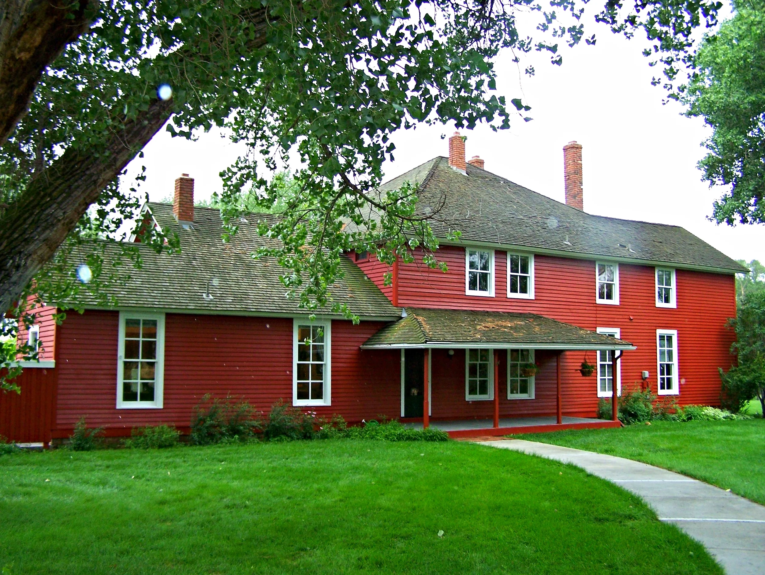 The old house now serves as offices for the foundation. Photo courtesy Ucross Foundation