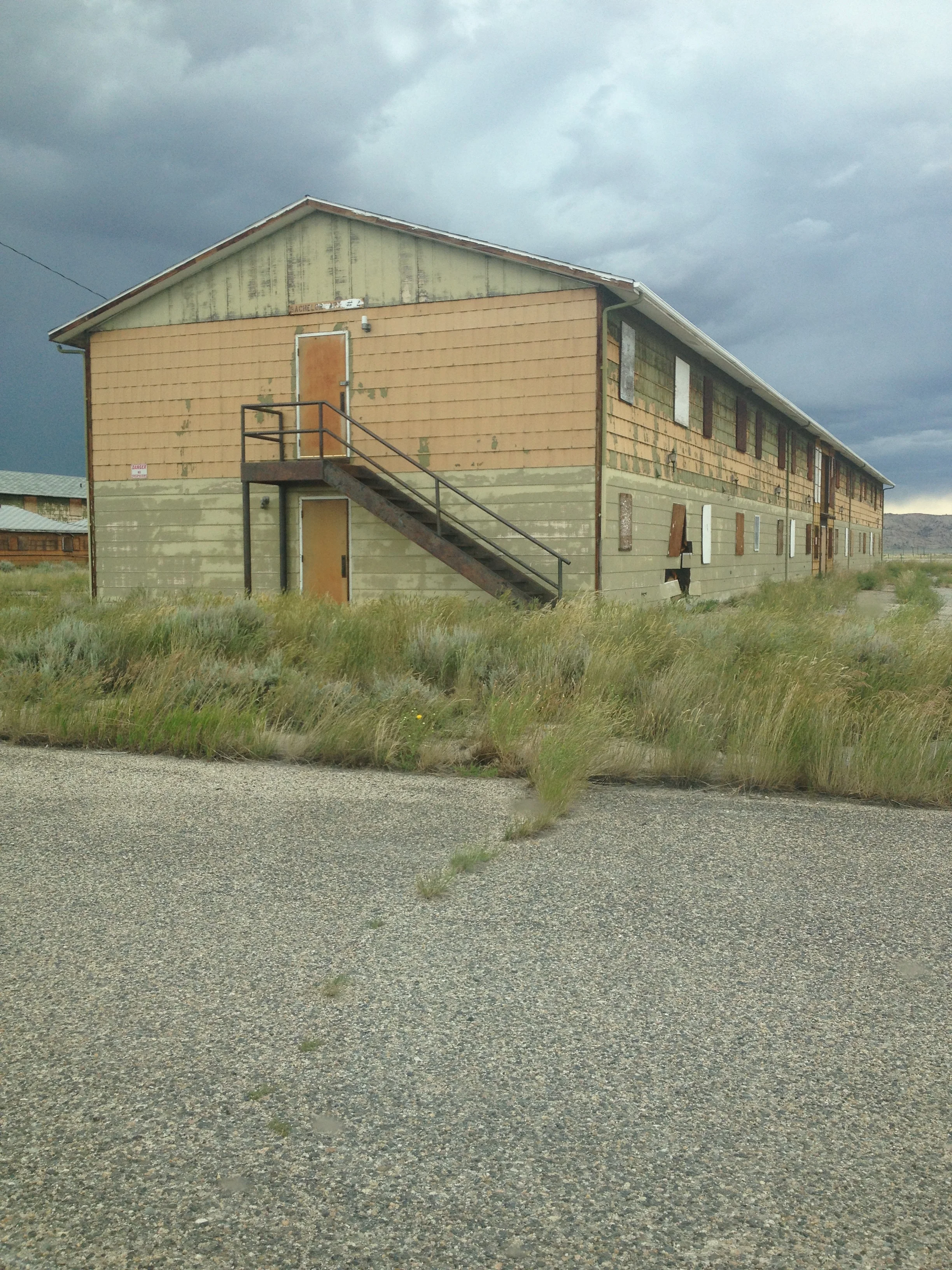Jeffrey City is dotted with abandoned apartment buildings.