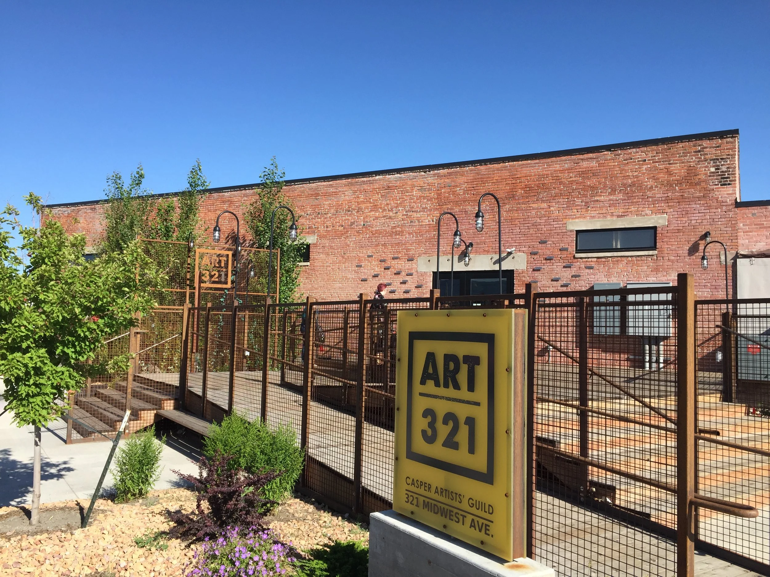 South facade with view of deck