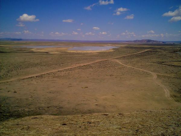On top of Independence Rock