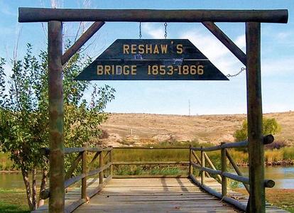 Reshaw's Bridge after crossing