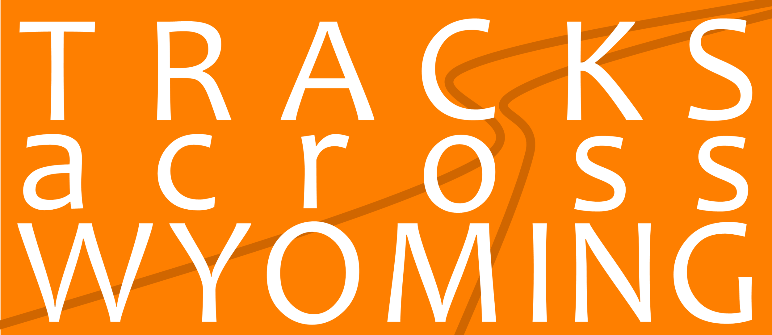 Tracks Across Wyoming