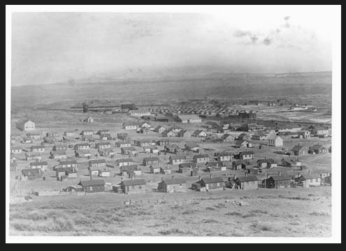 Pre-1918 Hanna, Wyoming. Wyoming State Archives. 