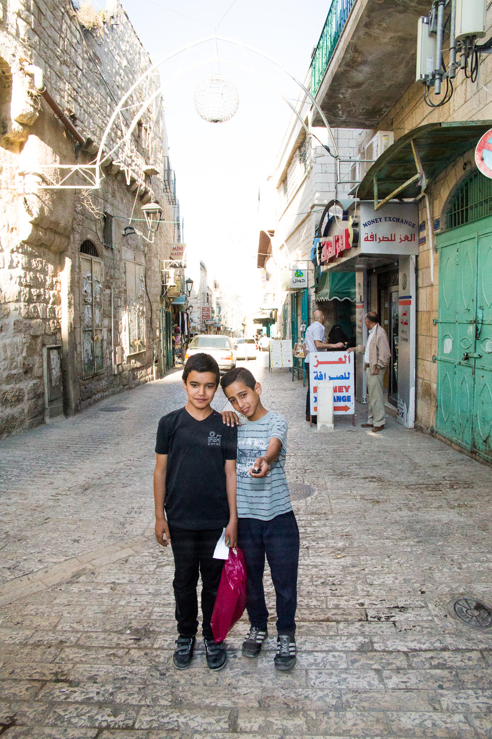 Mahmoud Jaber, 12 and Anas Saber, 11